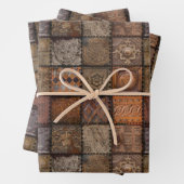 Vintages Papierfliesen Geschenkpapier Set (Beispiel)