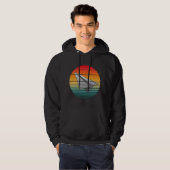 Vintages Papierflugzeug Hoodie (Vorne ganz)