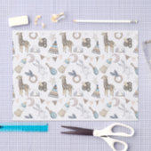 Vintages Papiermuster Seidenpapier (Handwerk)