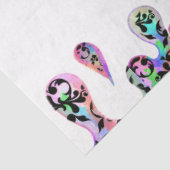 Vintages Papiertaschentuch Seidenpapier (Ausschnitt)