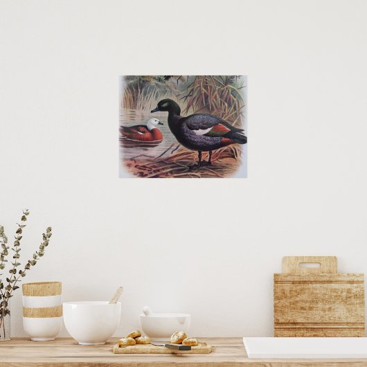 Vintages Paradies Poster (Küche)