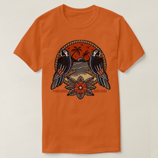 Vintages Paradies T-Shirt (Design vorne)