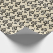 Vintages Parfüm-Atomizer Geschenkpapier (Ecke)