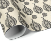 Vintages Parfüm-Atomizer Geschenkpapier (Rolleneckpunkt)