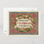 Vintages Parfüm Postkarte (Vorne/Hinten)