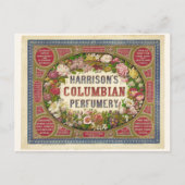 Vintages Parfüm Postkarte (Vorderseite)