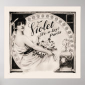 Vintages Parfümposter Poster (Vorne)