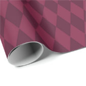 Vintages Paris Burgundy Red Diamonds Geschenkpapier (Rolleneckpunkt)