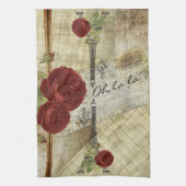 Vintages Paris-Design Geschirrtuch (Vertikal)