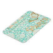 Vintages Paris-Gold-Design mit Schmetterling Magnet (Linke Seite)