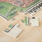 Vintages Paris-Kartenpuzzlespiel Puzzle (Seite)