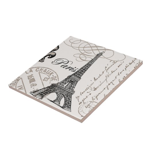 Vintages Paris...Keramikfliese Fliese (Seite)