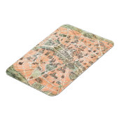 Vintages Paris Map Flexible Magnet (Linke Seite)