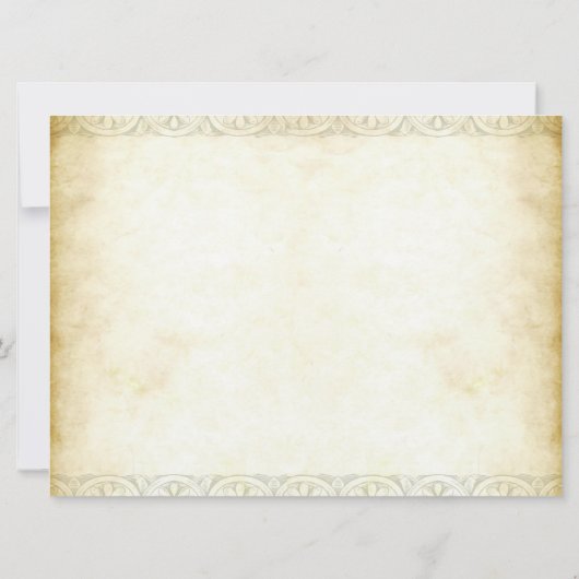 Vintages PARIS Probe Dinner Einladungen (Rückseite)