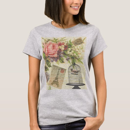 Vintages Paris T-Shirt (Vorderseite)