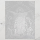 Vintages Pariser Hauptmosaik Sacred Heart jesus (Vorderseite)