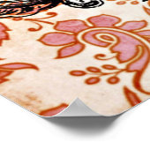 Vintages Pariser Marktplakat Poster (Ecke)