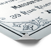 Vintages Pariser Parfum Poster (Ecke)