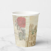 Vintages Pariser Party Pappbecher (Rechts)