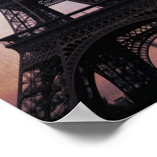 Vintages Pariser Poster (Ecke)