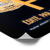 Vintages Pariser Werbeplakat Poster (Ecke)