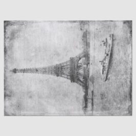 Vintages Pariser Zwirn- oder Dekoupage-Papier Seidenpapier