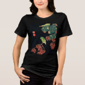 Vintages Parkett Tri-Blend Shirt (Vorderseite)