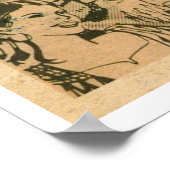 Vintages Paronella Park Reiseplakat Poster (Ecke)