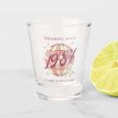 Vintages Party 1984 Schnapsglas (Vorderseite)