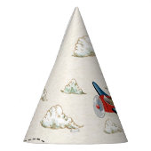 Vintages Party aus Flugzeugpapier Partyhütchen (Links)