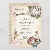 Vintages Party Brautparty Einladung (Vorne/Hinten)