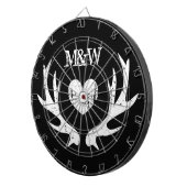 Vintages Party Dartscheibe (Vorderseite rechts)