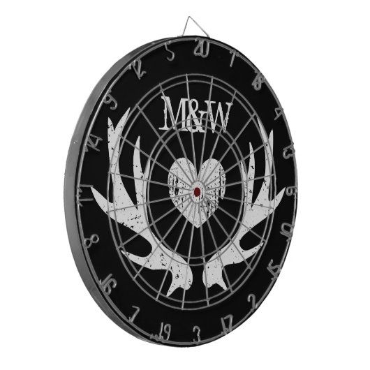 Vintages Party Dartscheibe (Vorderseite Links)