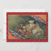 Vintages Party des Neujahrs Einladung (Vorderseite)