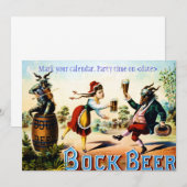 Vintages Party Einladung (Vorne/Hinten)