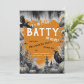 Vintages Party Einladung (Stehend Vorderseite)