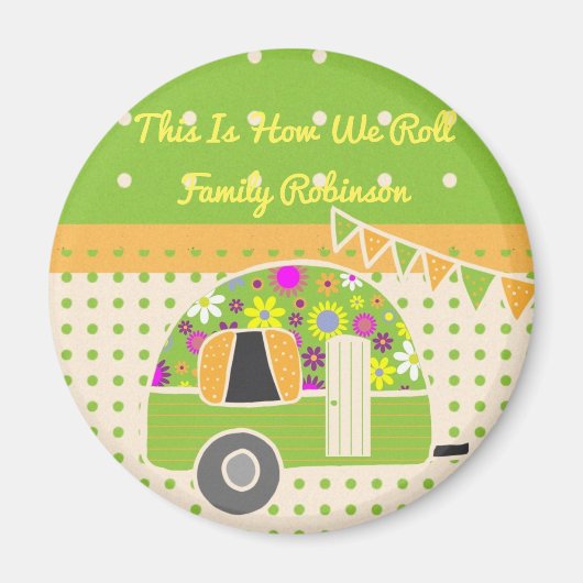 Vintages Party für den Anhänger Magnet (Vorne)