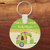 Vintages Party für den Anhänger Schlüsselanhänger (Vorderseite)