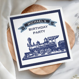 Vintages Party für den Kindergeburtstag Serviette