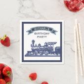 Vintages Party für den Kindergeburtstag Serviette (Beispiel)