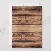 Vintages Party Geburtstagseinladung Einladung (Rückseite)