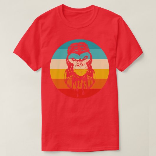 Vintages Party Gorilla T-Shirt (Design vorne)
