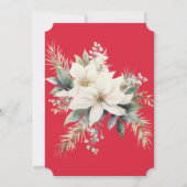 Vintages Party in Rot und Weiß Grün Einladung (Rückseite)