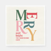 Vintages Party mit roten Schokoladen Serviette (Vorderseite)