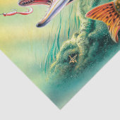 Vintages Party niedlich Seidenpapier (Ausschnitt)