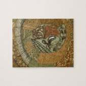 Vintages Patchwork - braun Puzzle (Horizontal)