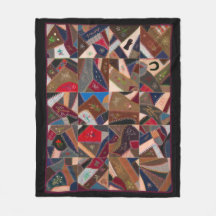 Vintages Patchwork Crazy Quilt Design
