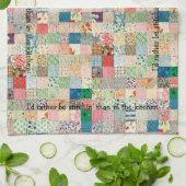 Vintages Patchwork Druckküche Handtuch (Gefaltet)