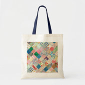 Vintages Patchwork Drucktasche Tragetasche (Vorne)