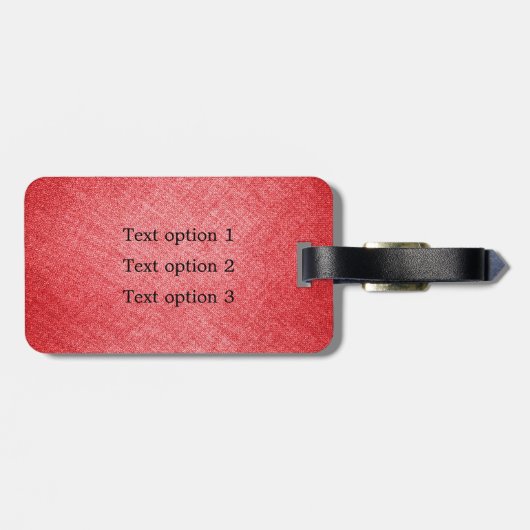 Vintages Patchwork - Gepäckstück Gepäckanhänger (Rückseite horizontal)